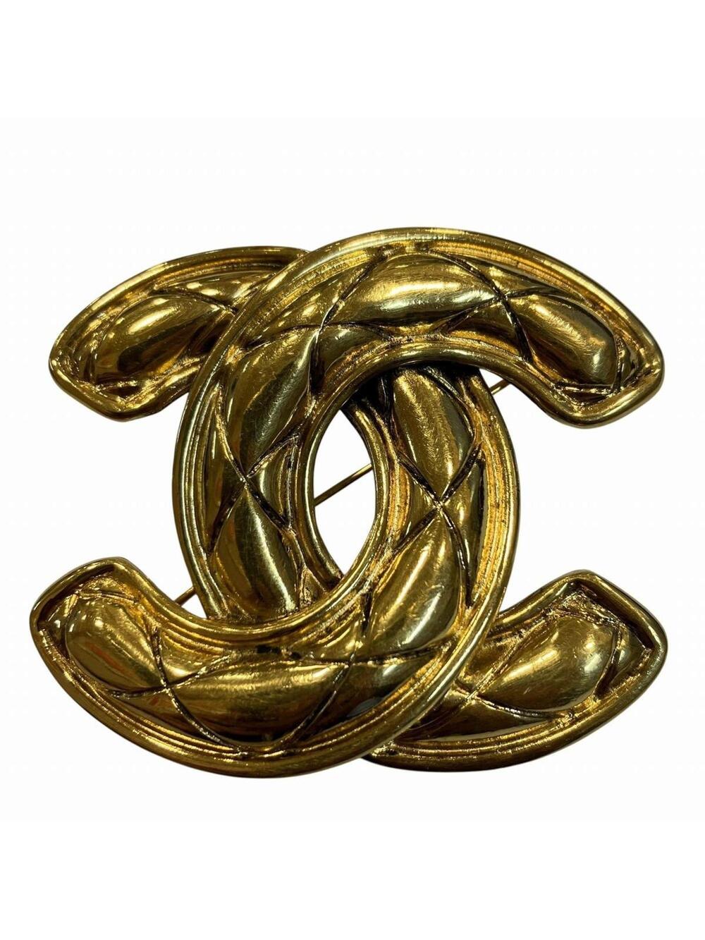 Chanel Cc Logo Brooch Metal #287822C76B